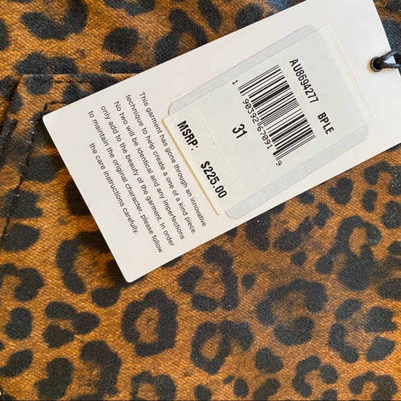SOLD NWT 7 for all Mankind leopard “jeans” - Picture 3 of 7